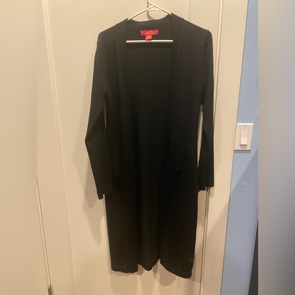 Black Long women’s cardigan!